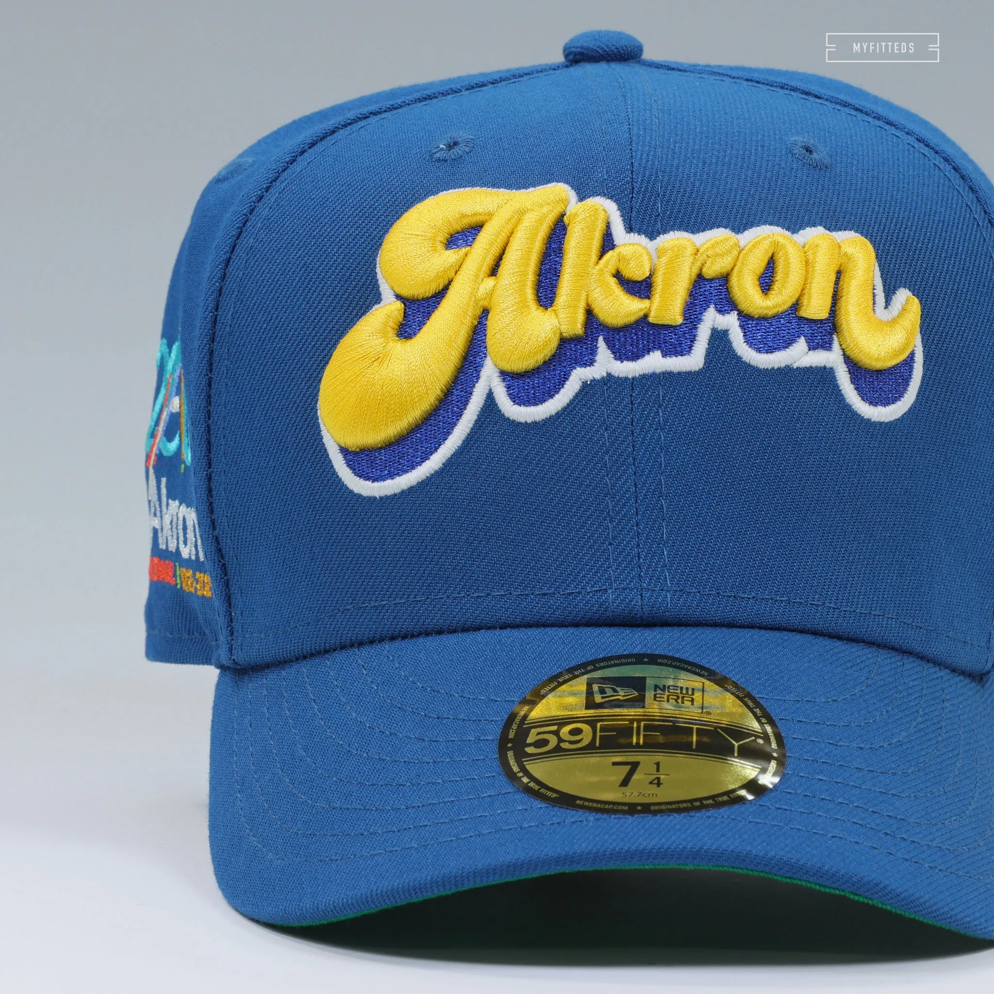 AKRON RUBBERDUCKS AKRON, OH BICENTENNIAL 200 YEARS NEW ERA FITTED CAP