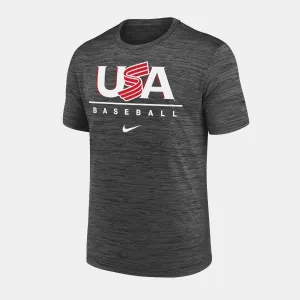 Anthracite Legacy Logo Velocity Legend Tee