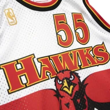 Atlanta Hawks Dikembe Mutombo 1996-97 Mitchell & Ness Hardwood Classic White Swingman Jersey