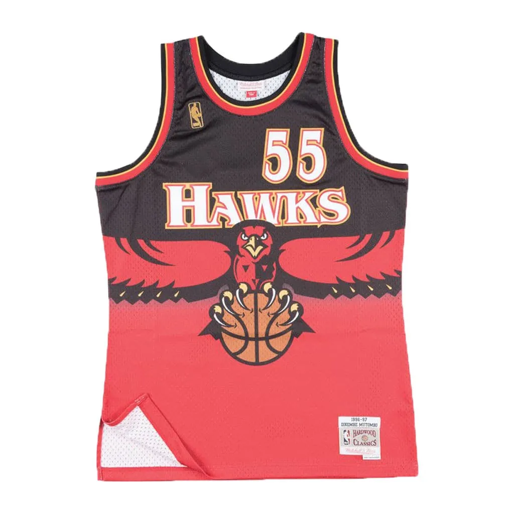 Atlanta Hawks Dikembe Mutombo Mitchell & Ness NBA Men's Hardwood Classic Swingman Jersey