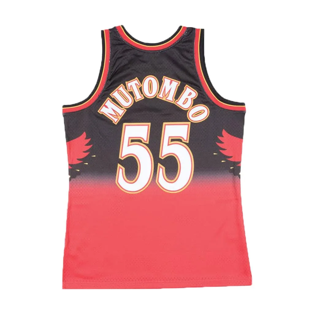 Atlanta Hawks Dikembe Mutombo Mitchell & Ness NBA Men's Hardwood Classic Swingman Jersey