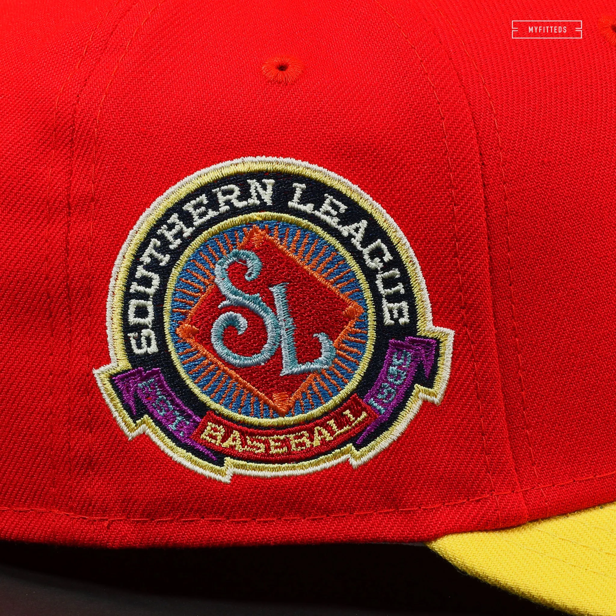 BIRMINGHAM BARONS SOUTHERN LEAGUE SCARLET MOONBEAM NEW ERA HAT