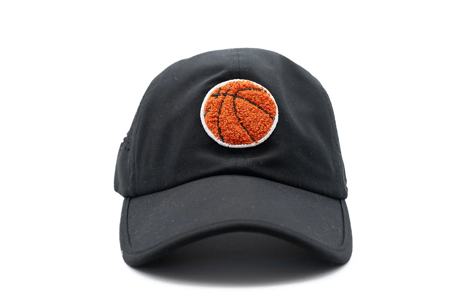 Black Athletic Hat   Terry Basketball