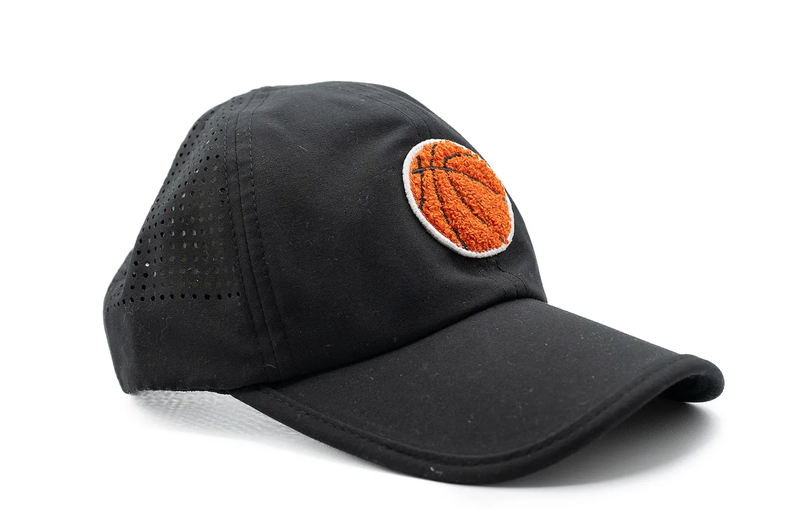Black Athletic Hat   Terry Basketball