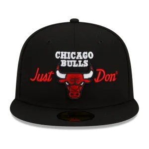 Black Chicago Bulls Gray Bottom New Era X Just Don New Era 59FIFTY Fitted