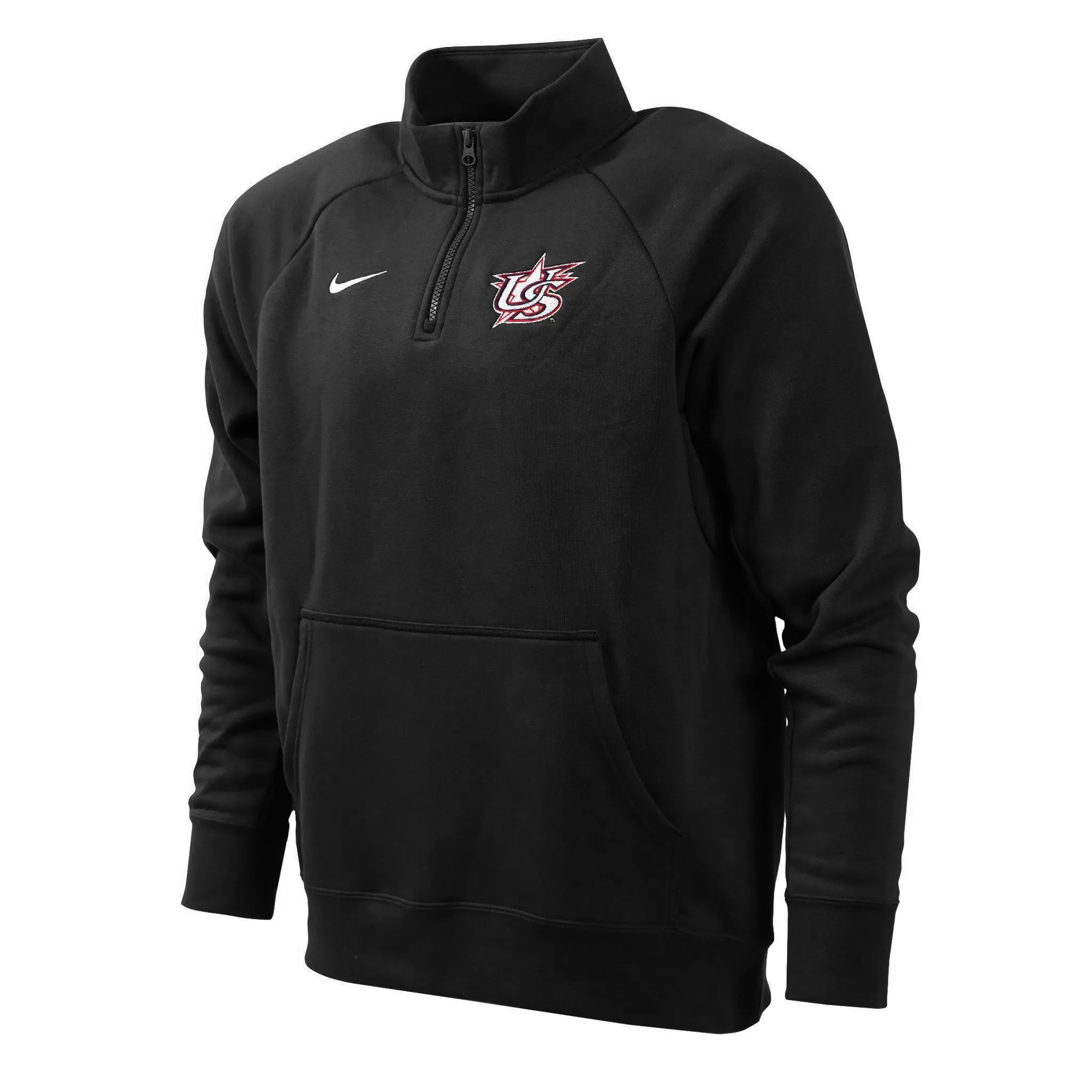 Black Half Zip Club Fleece