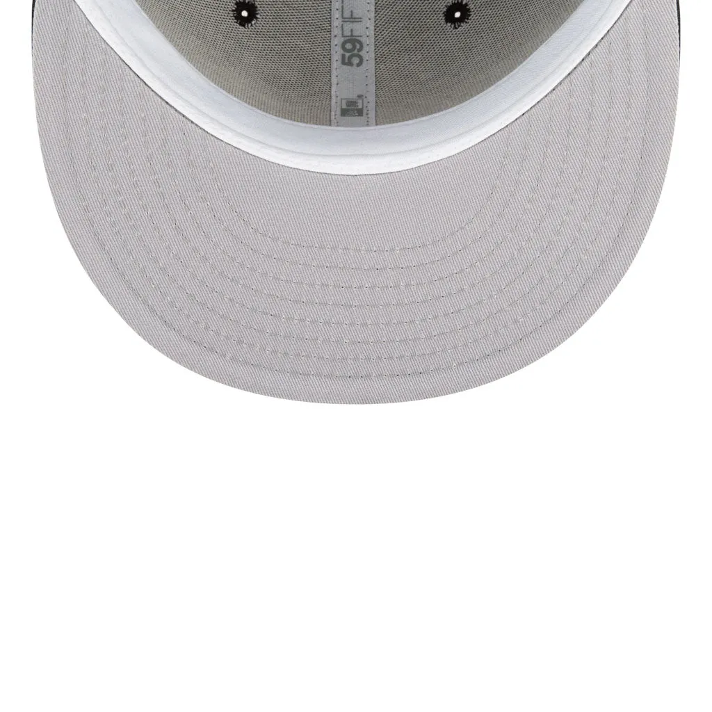 Black Los Angeles Lakers Gray Bottom New Era X Just Don New Era 59FIFTY Fitted