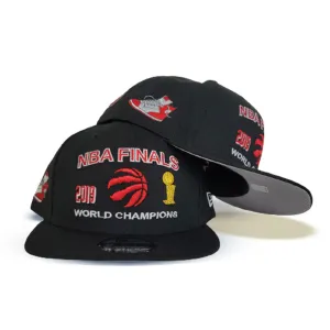 Black NBA Finals 2019 World Champions Toronto Raptors New Era 9Fifty Snapback