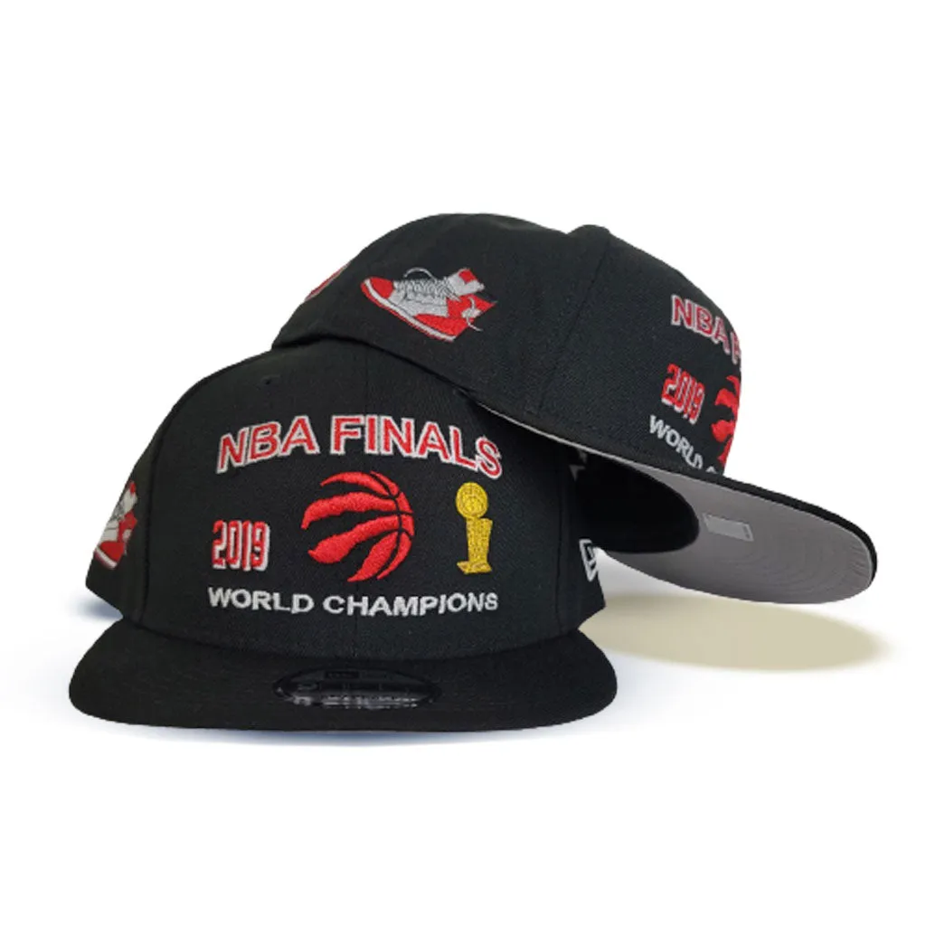 Black NBA Finals 2019 World Champions Toronto Raptors New Era 9Fifty Snapback