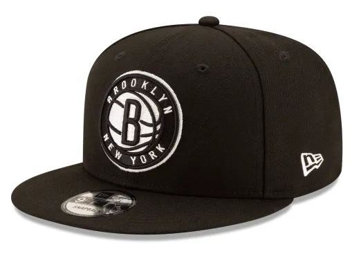 Black New Era Brooklyn Nets Gray Bottom 9Fifty Snapback