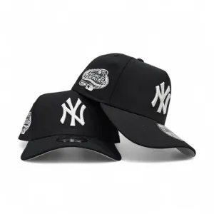 Black New York Yankees Curved Brim Gray Bottom 2003 World Series Side Patch New Era 9Forty Snapback
