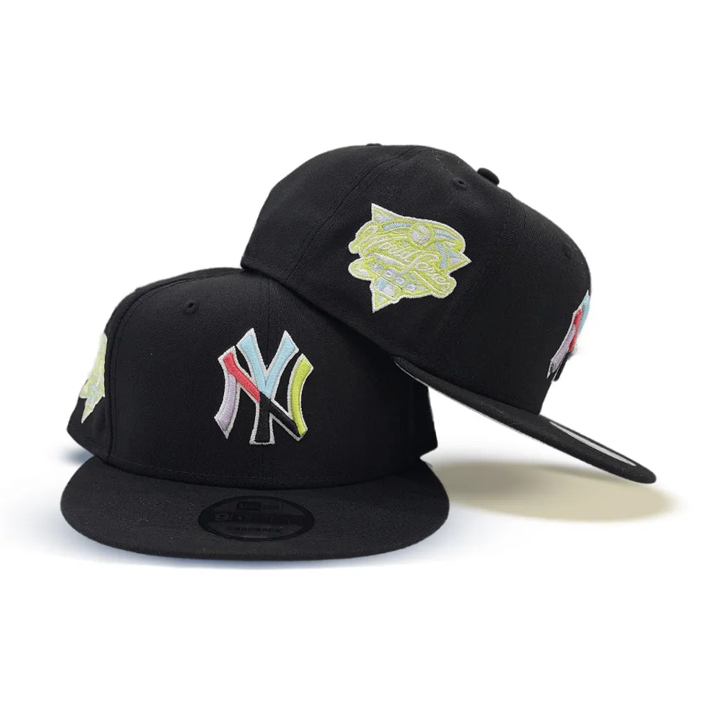 Black New York Yankees Gray Bottom 2000 World Series Side Patch Color Pack New Era 9Fifty Snapback