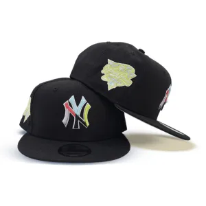 Black New York Yankees Gray Bottom 2000 World Series Side Patch Color Pack New Era 9Fifty Snapback