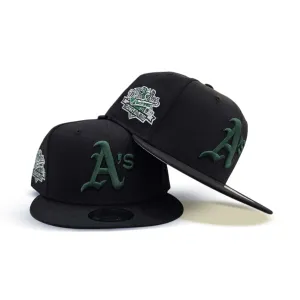 Black Oakland Athletics Gray Bottom 1989 World Series Battle of The Bay New Era 9Fifty Snapback