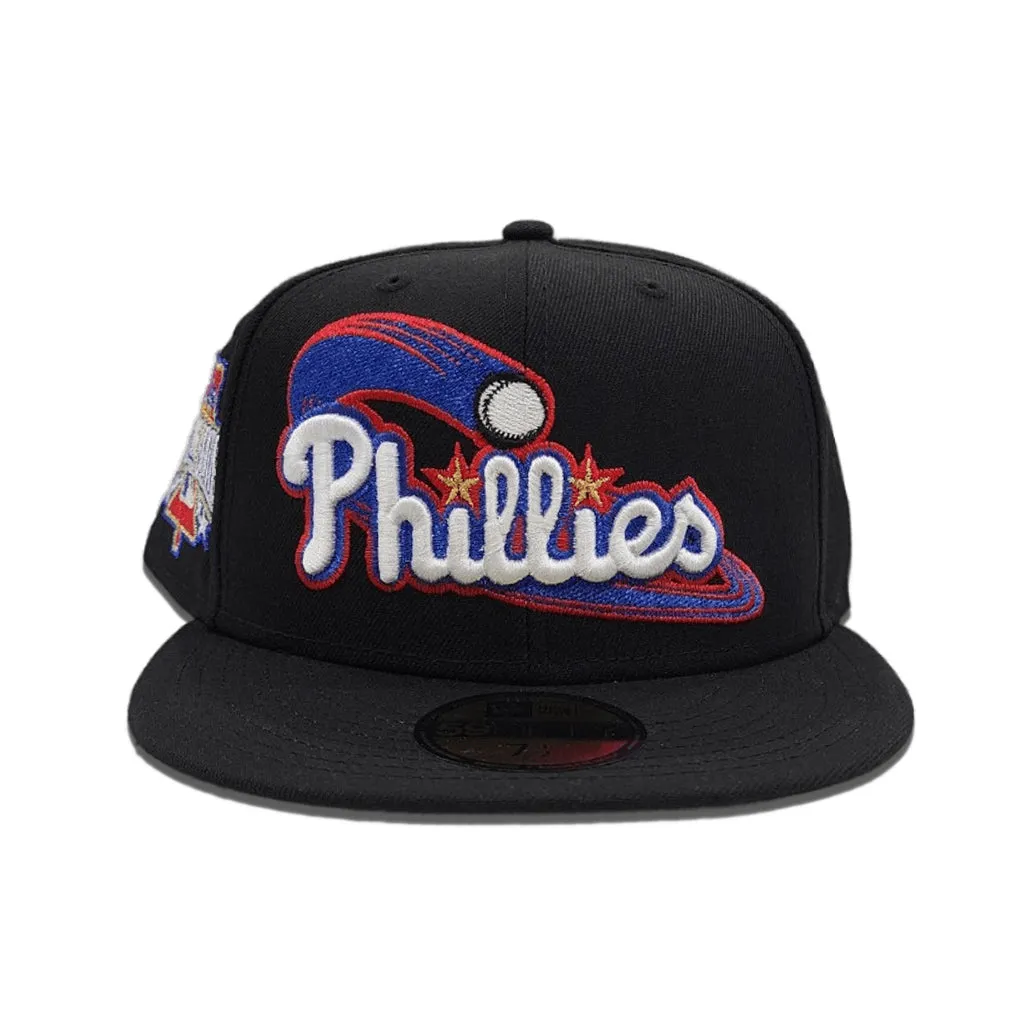 Black Philadelphia Phillies Gray Bottom 1996 All Star Game Side Patch New Era 59Fifty Fitted