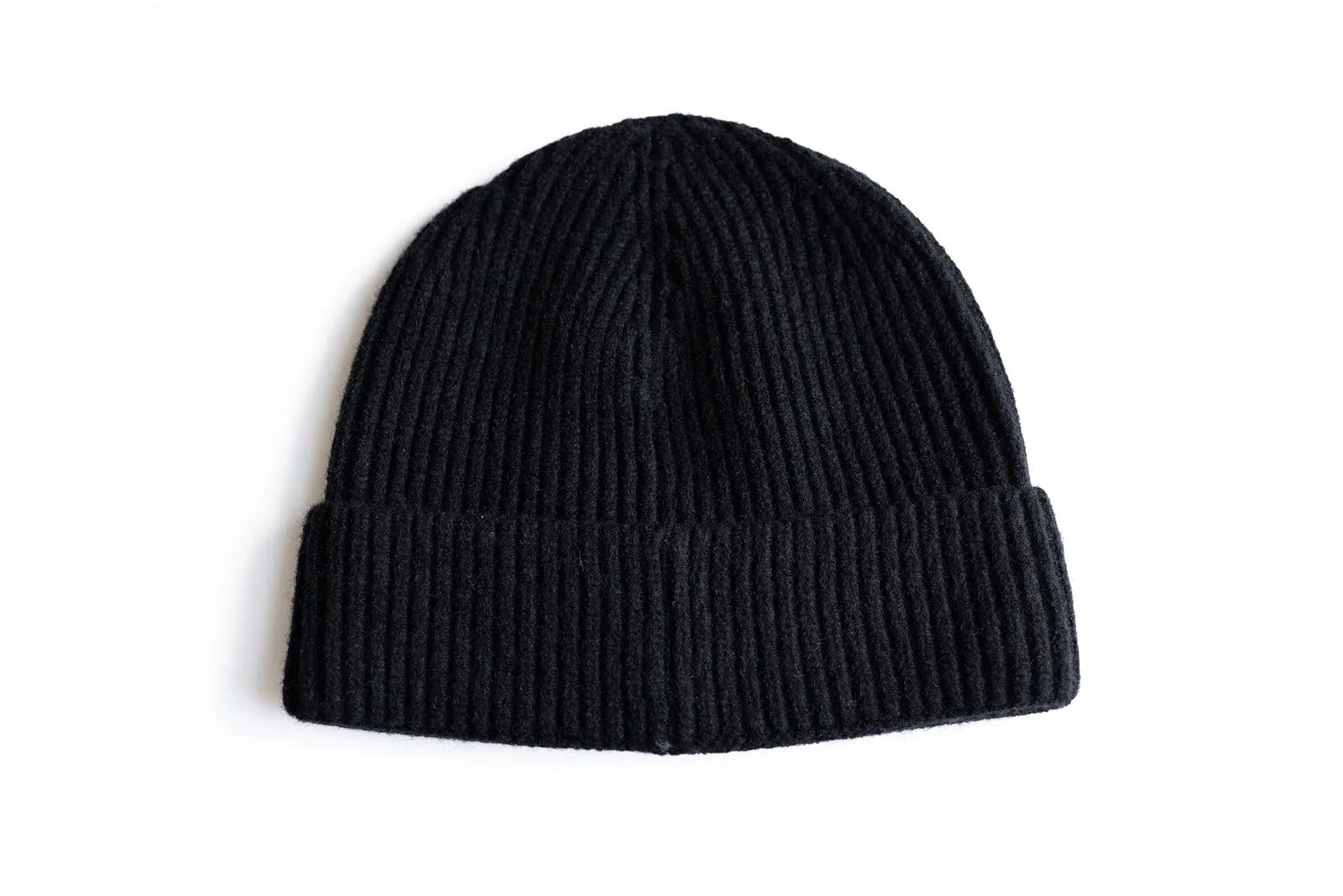 Black Terry Soccer Beanie
