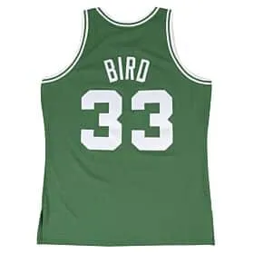 Boston Celtics Road 1985-86 Larry Bird Green Mitchell & Ness Swingman Jersey