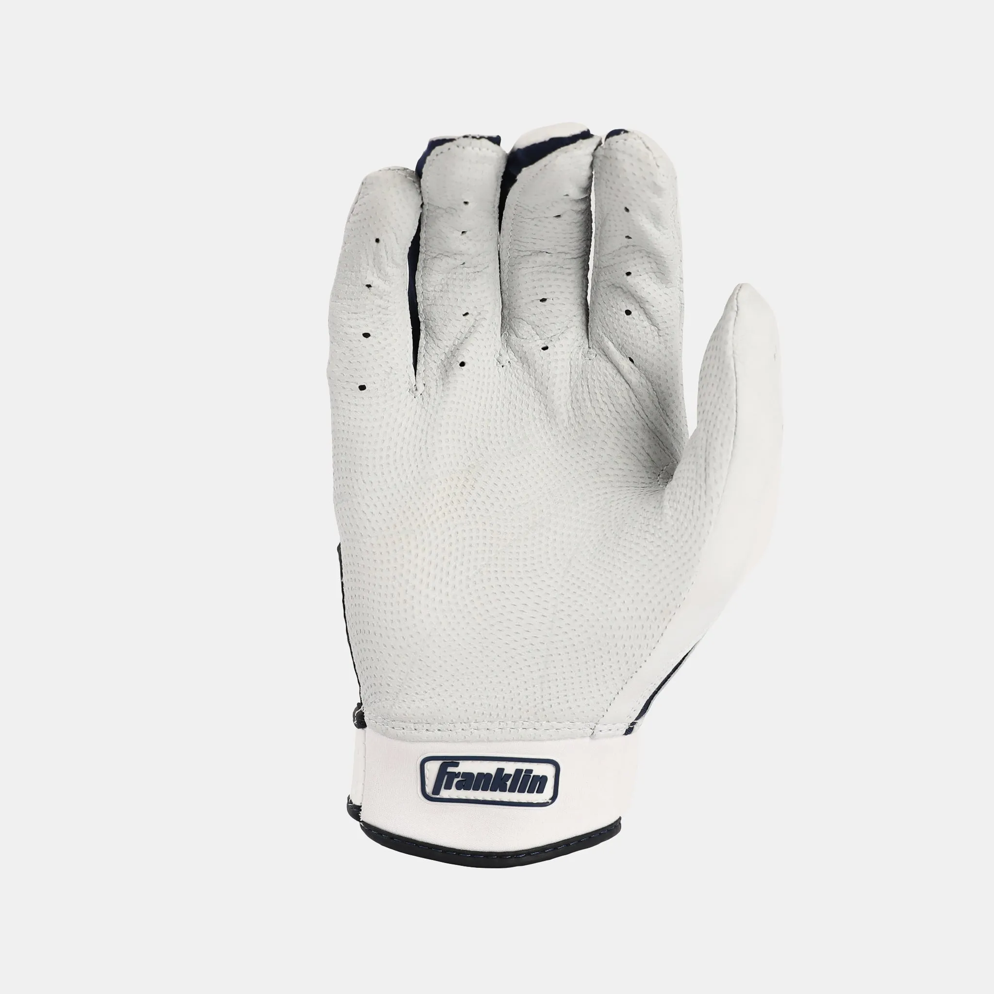 CFX Pro White/Navy Batting Gloves