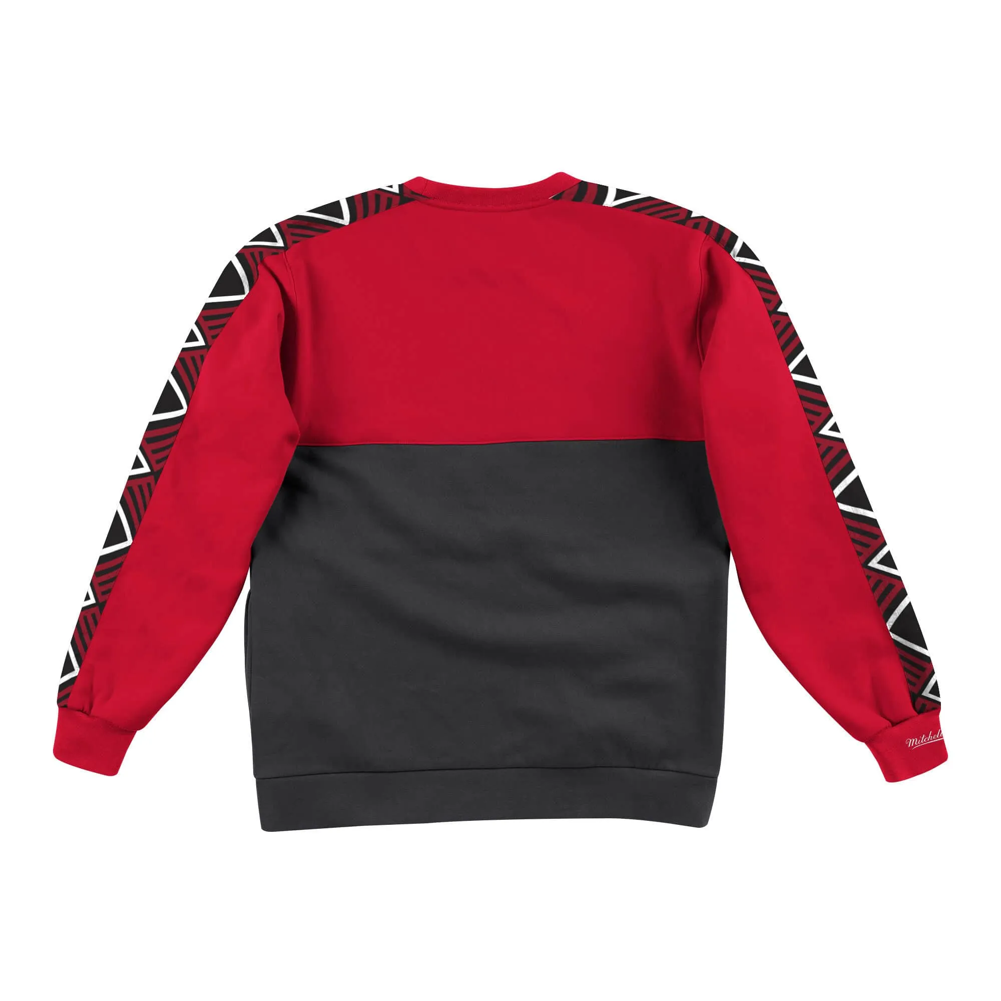 Chicago Bulls Mitchell & Ness Scorer Fleece Crew Sweatshirt
