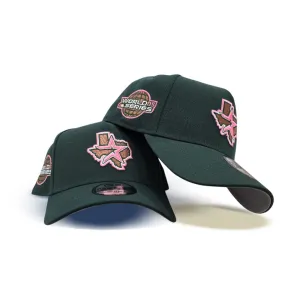 Dark Green Houston Astros Curved Brim Gray Bottom 2005 World Series Side Patch New Era A-Frame 9Forty Snapback