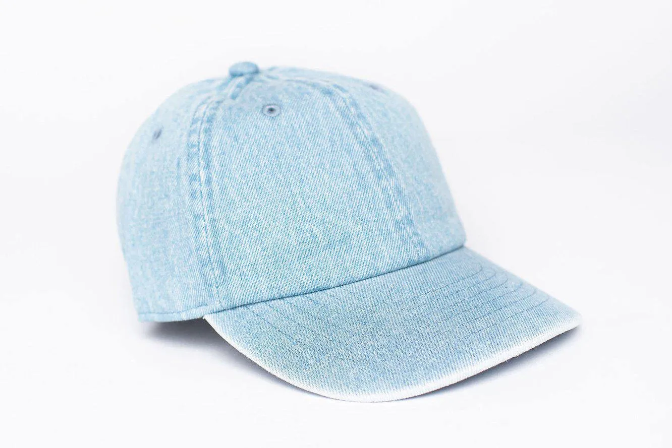 Denim Letter Baseball Hat