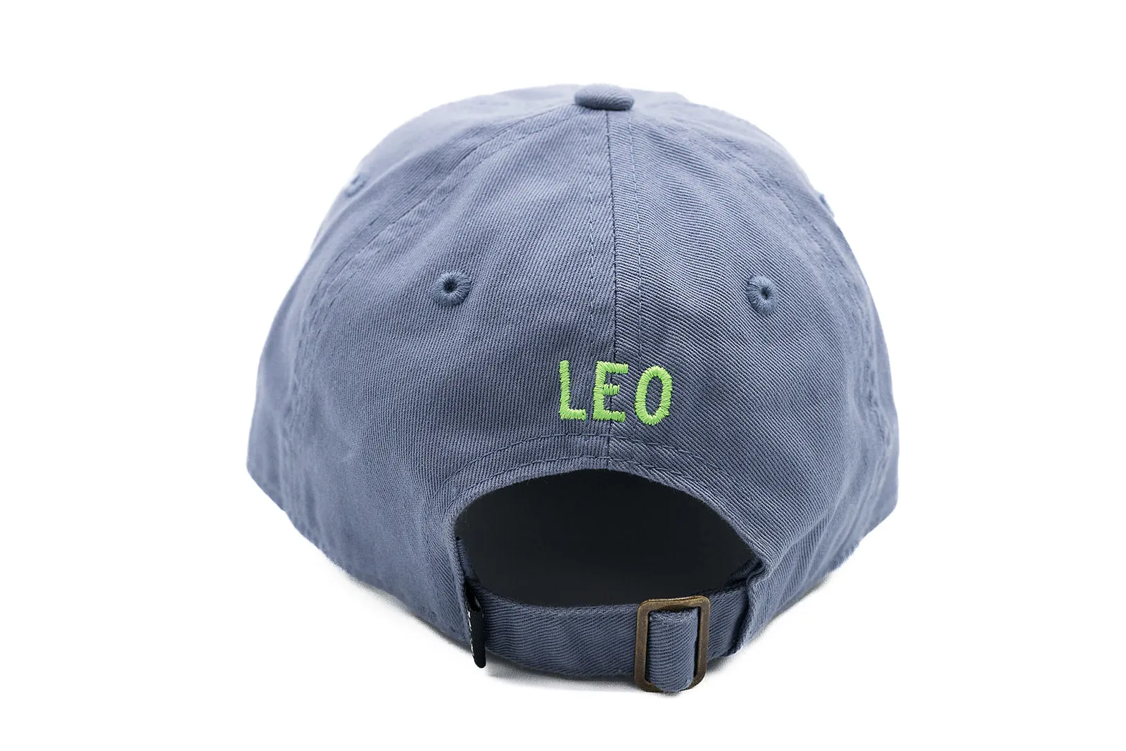 Dusty Blue Letter Baseball Hat