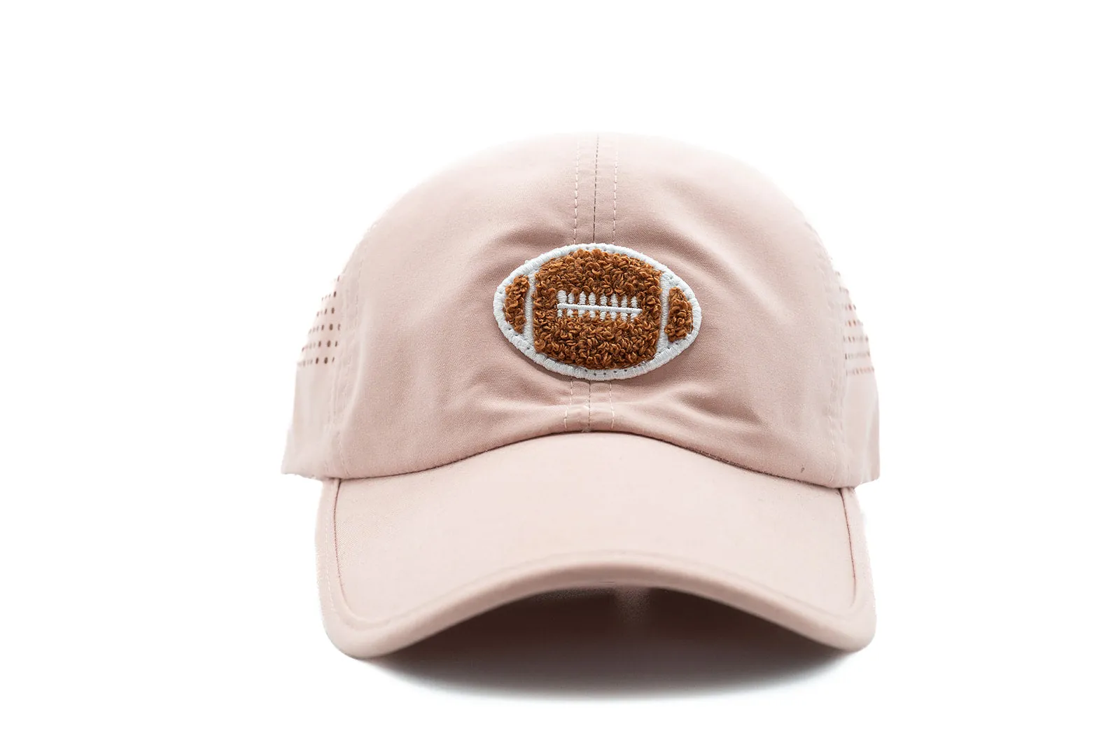 Dusty Rose Athletic Hat   Terry Football