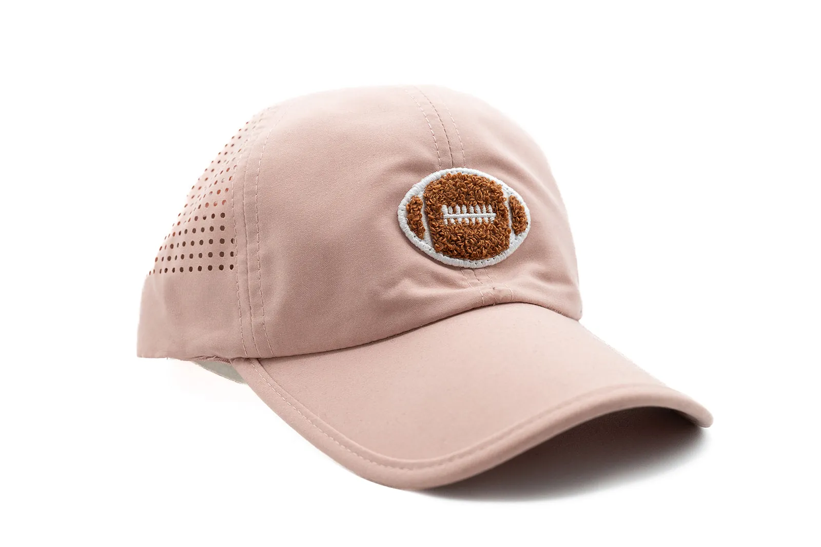 Dusty Rose Athletic Hat   Terry Football