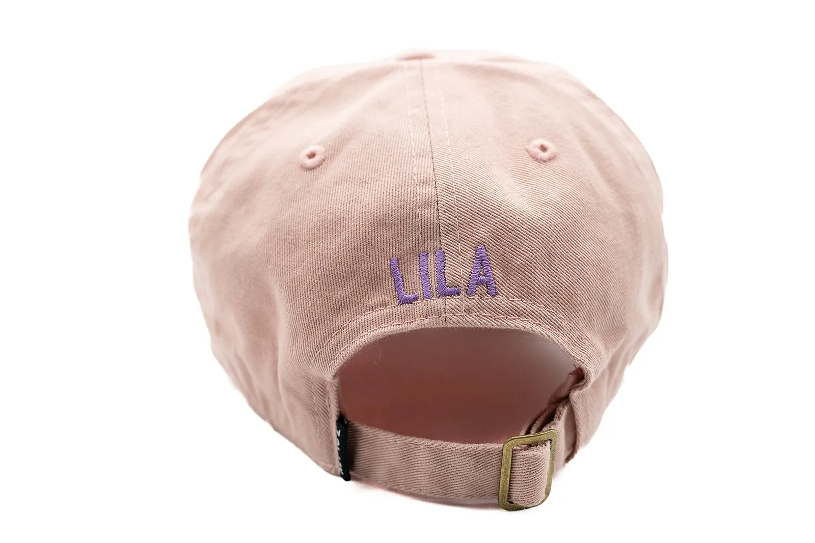 Dusty Rose Letter Baseball Hat