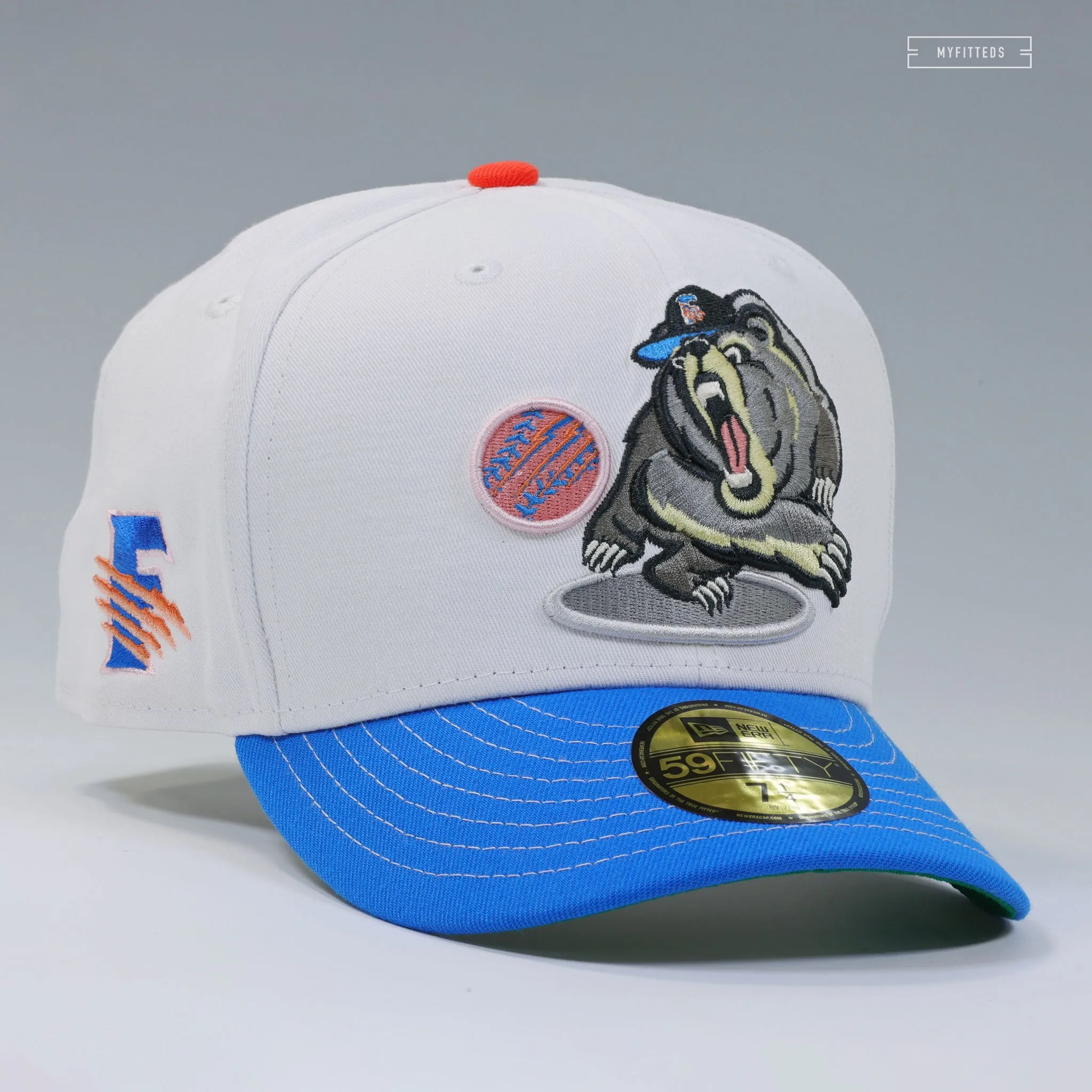 FRESNO GRIZZLIES "MEDICOM DUNK SB INSPIRED" NEW ERA FITTED CAP
