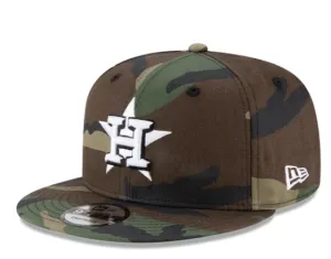 Green Army Camo New Era Houston Astros Gray Bottom 9Fifty Snapback