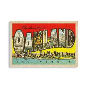 Greetings from Oakland Postcard