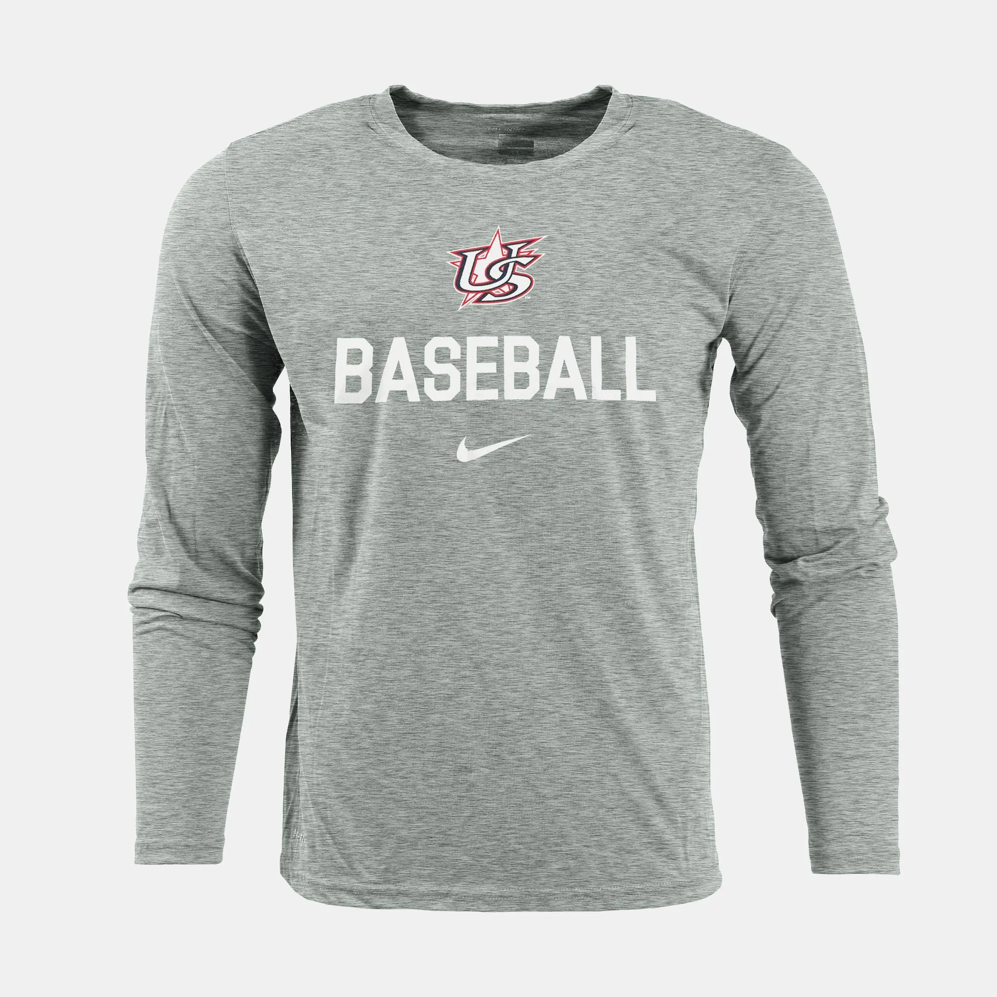 Grey Statement Long Sleeve Legend Tee