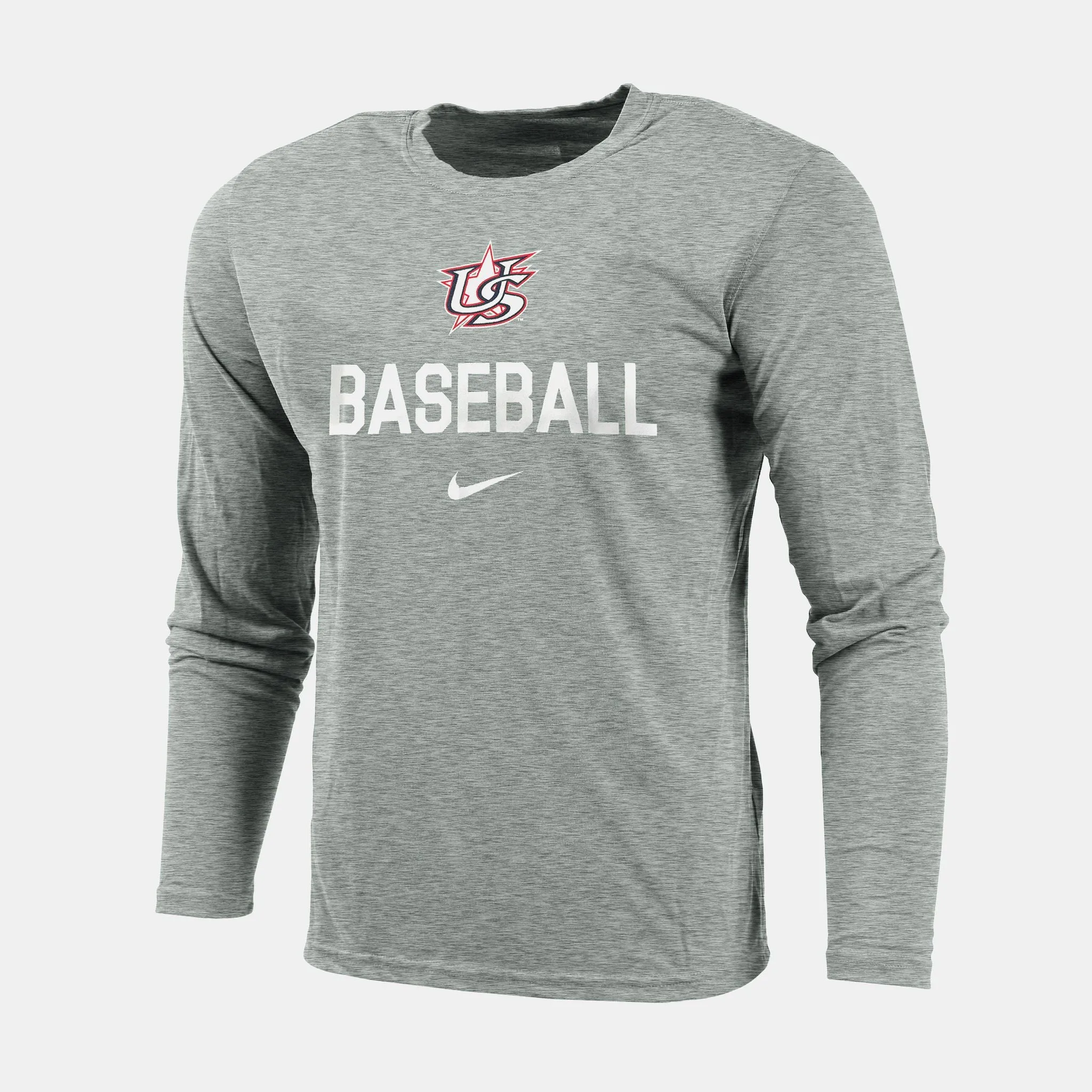Grey Statement Long Sleeve Legend Tee