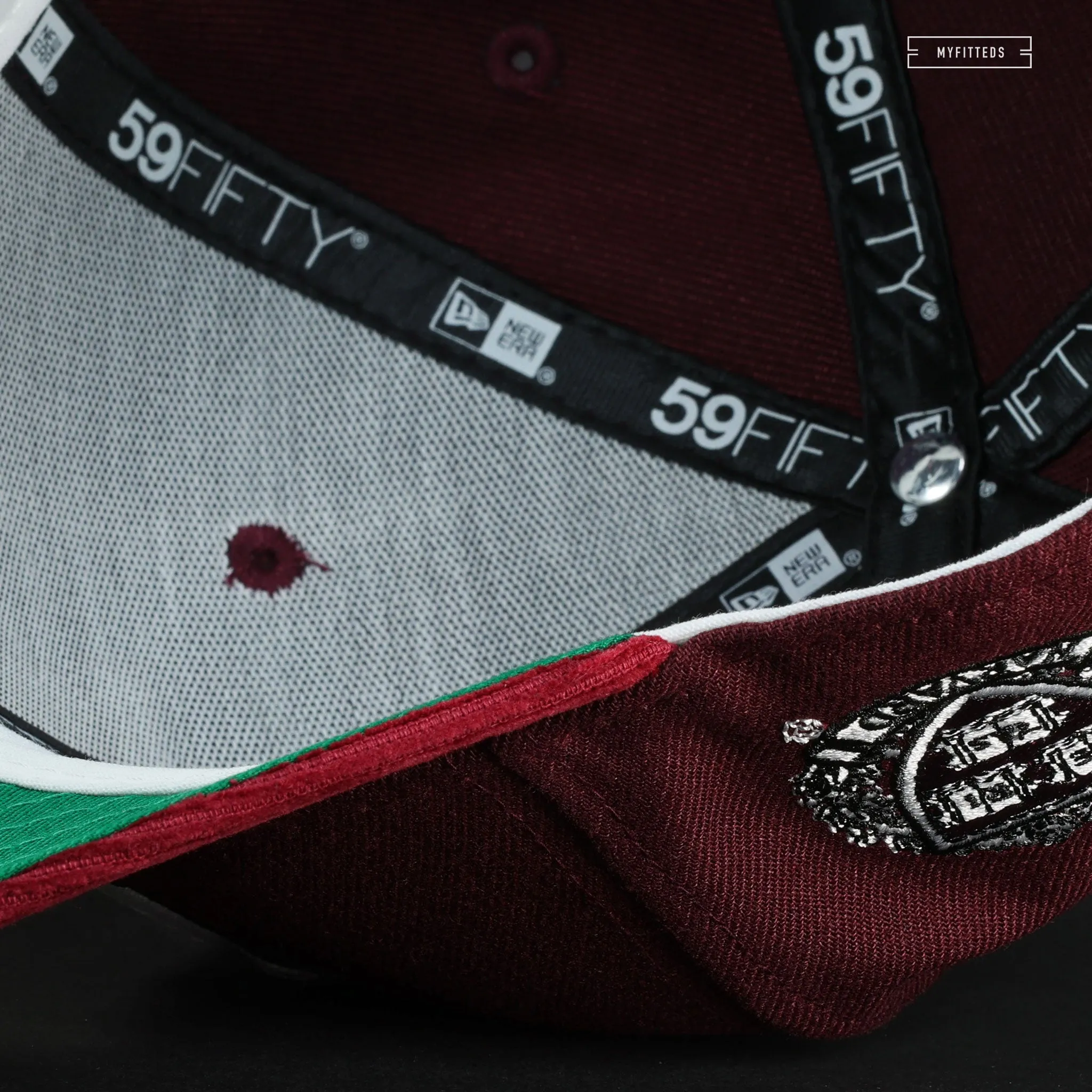 HARVARD UNIVERSITY HARVARD CRIMSON VERITAS SIDE PATCH NEW ERA FITTED CAP
