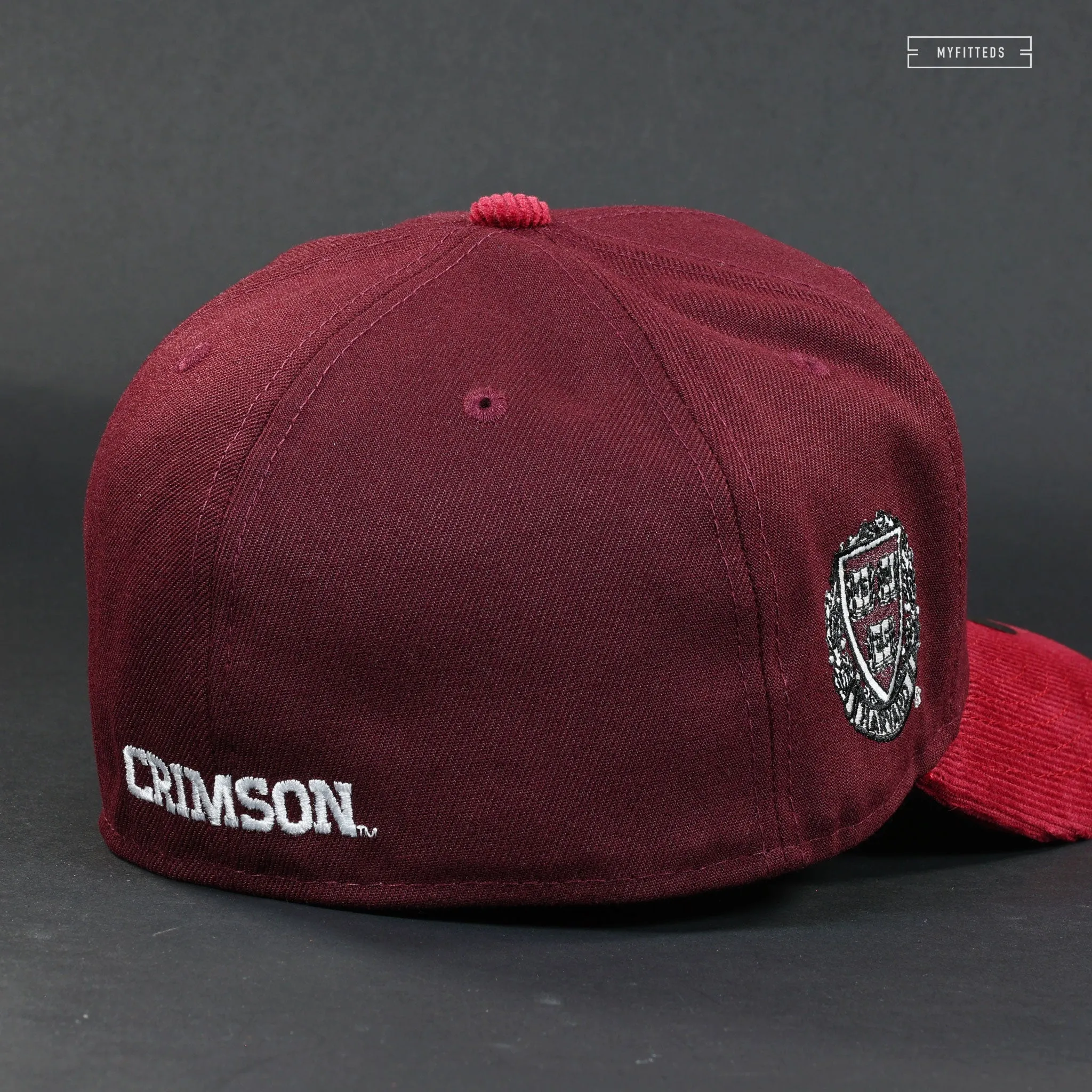 HARVARD UNIVERSITY HARVARD CRIMSON VERITAS SIDE PATCH NEW ERA FITTED CAP