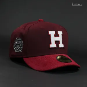 HARVARD UNIVERSITY HARVARD CRIMSON VERITAS SIDE PATCH NEW ERA FITTED CAP