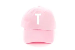 Light Pink Letter Baseball Hat