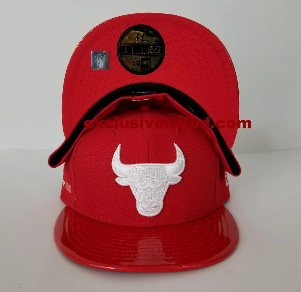 Matching New Era Chicago Bulls Fitted Hat for Jordan 11 Gym Red
