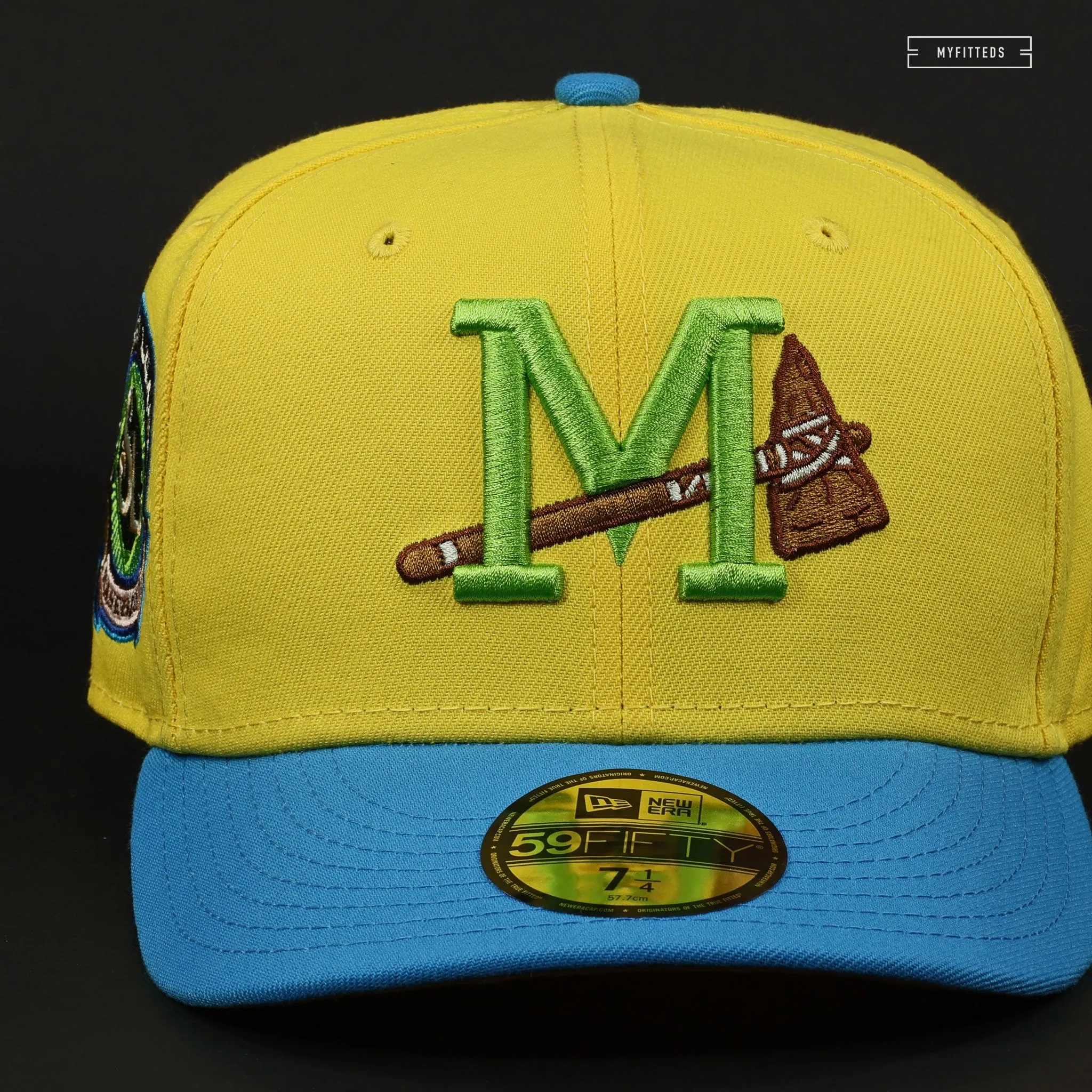 MISSISSIPPI BRAVES SOUTHERN LEAGUE BUTTERSCOTCH NEW ERA HAT
