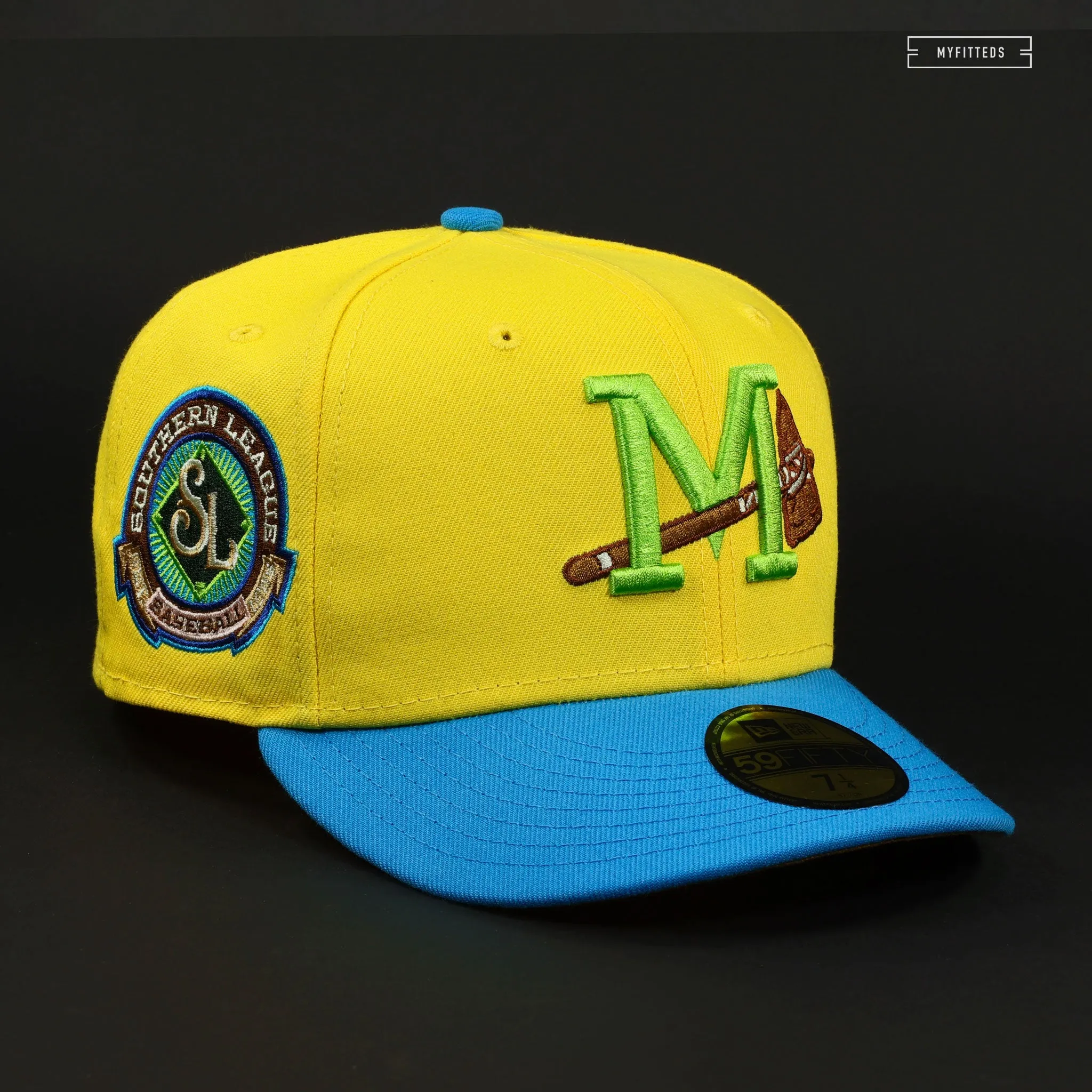 MISSISSIPPI BRAVES SOUTHERN LEAGUE BUTTERSCOTCH NEW ERA HAT