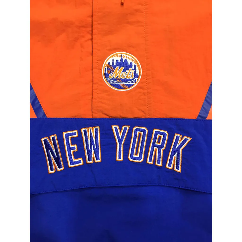 Mitchell & Ness Half Zip Anorak MLB New York Mets Windbeaker Jacket
