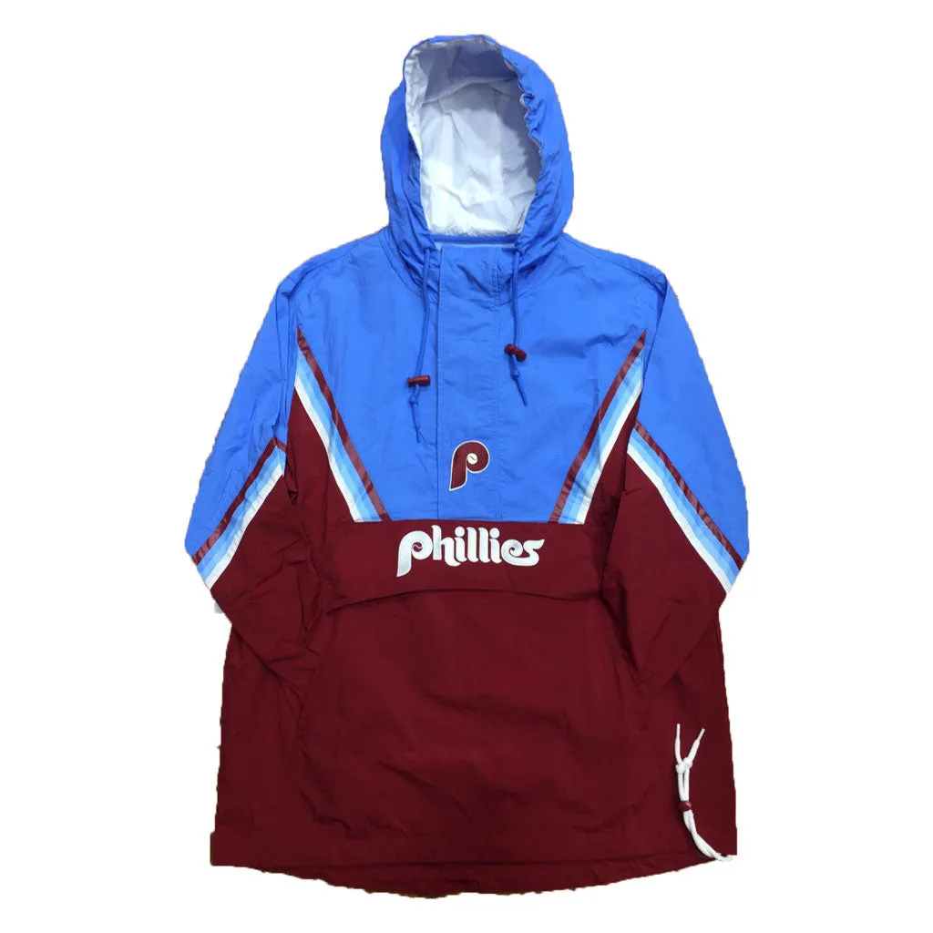 Mitchell & Ness Half Zip Anorak MLB Philadelphia Phillies Windbeaker Jacket