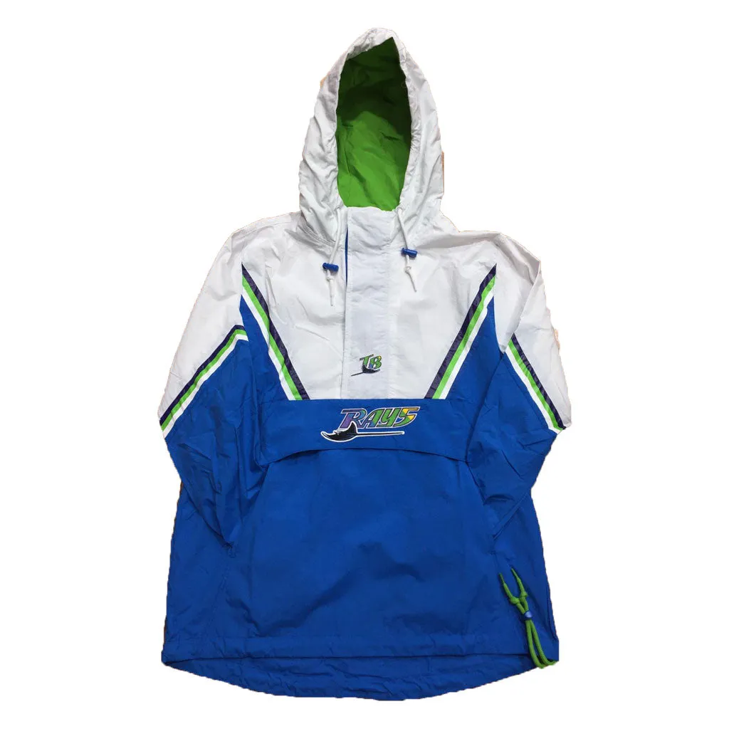 Mitchell & Ness Half Zip Anorak MLB Tampa Bay Rays Windbeaker Jacket
