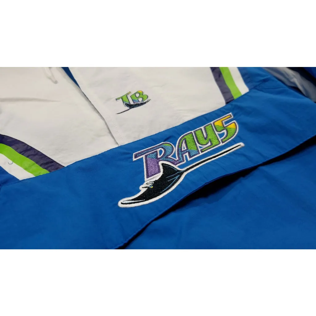Mitchell & Ness Half Zip Anorak MLB Tampa Bay Rays Windbeaker Jacket