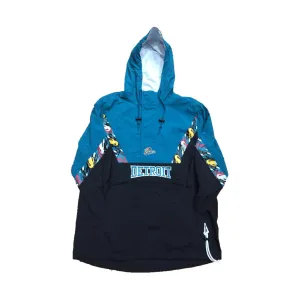 Mitchell & Ness Half Zip Anorak NBA Black Detroit Pistons Windbeaker Jacket