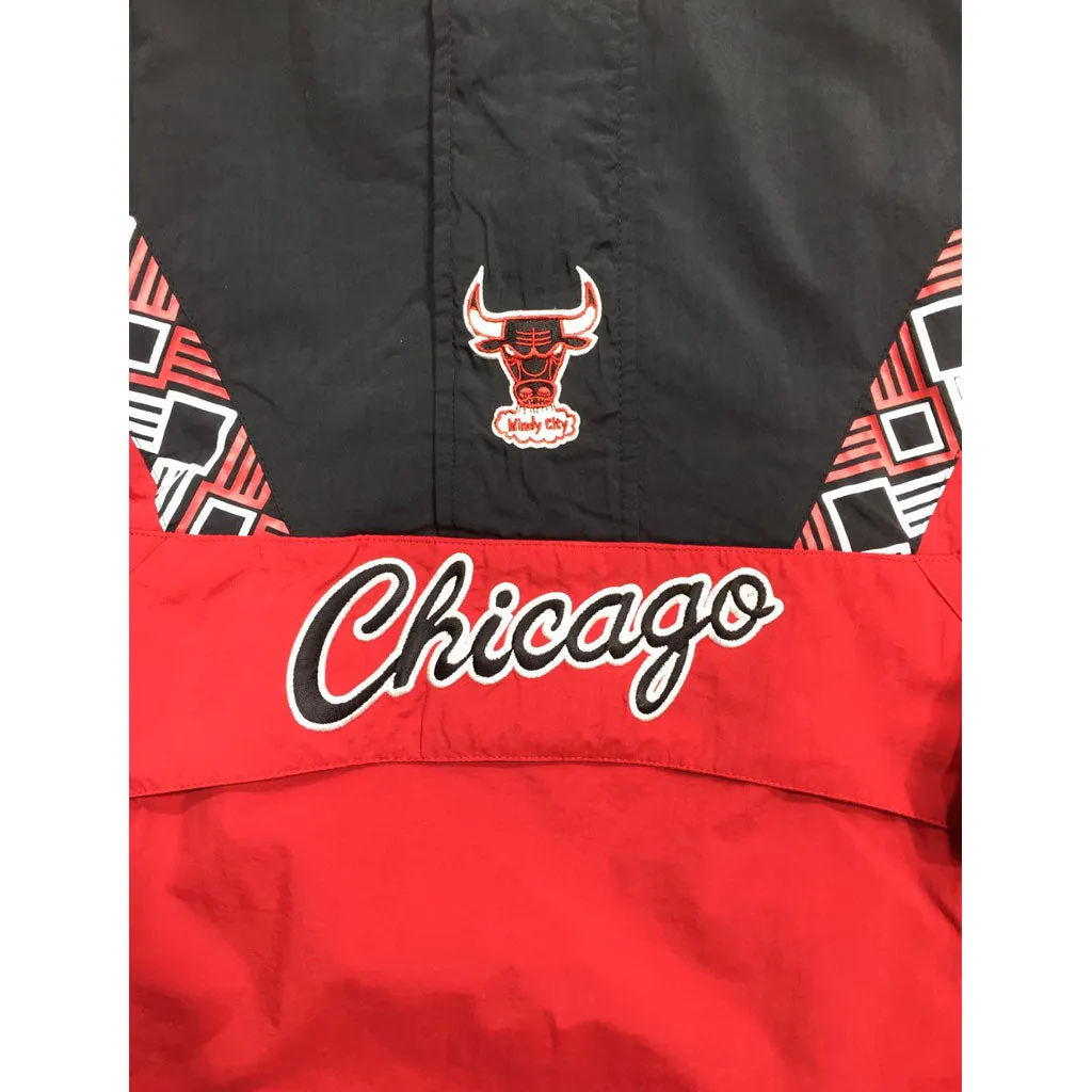 Mitchell & Ness Half Zip Anorak NBA Chicago Bulls Windbeaker Jacket