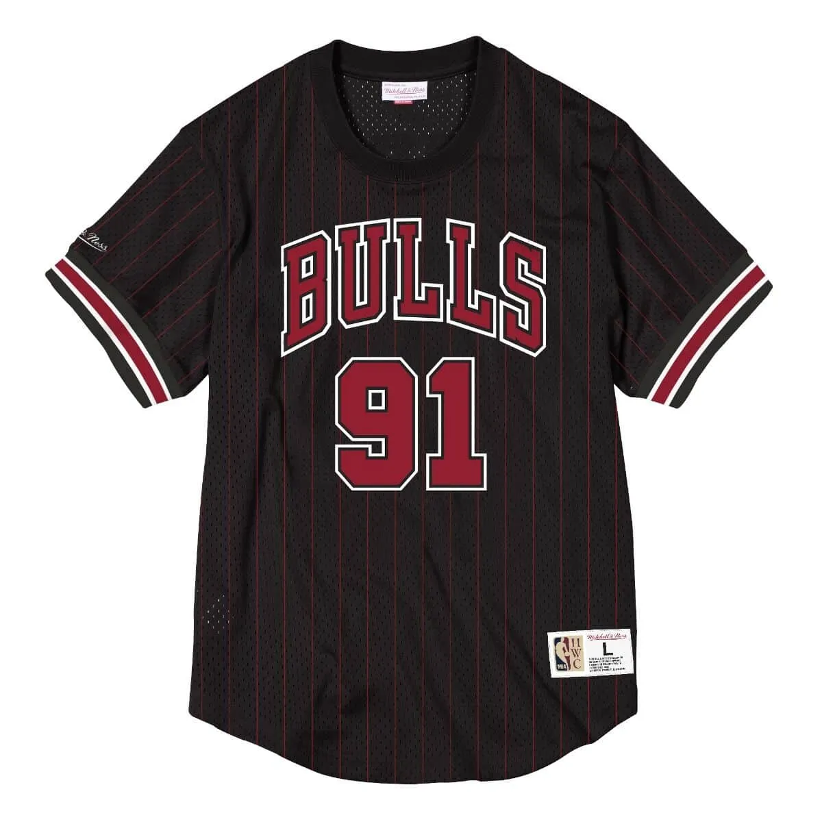 Mitchell & Ness Name And Number Mesh Top Chicago Bulls 1996-97 Dennis Rodman Jersey