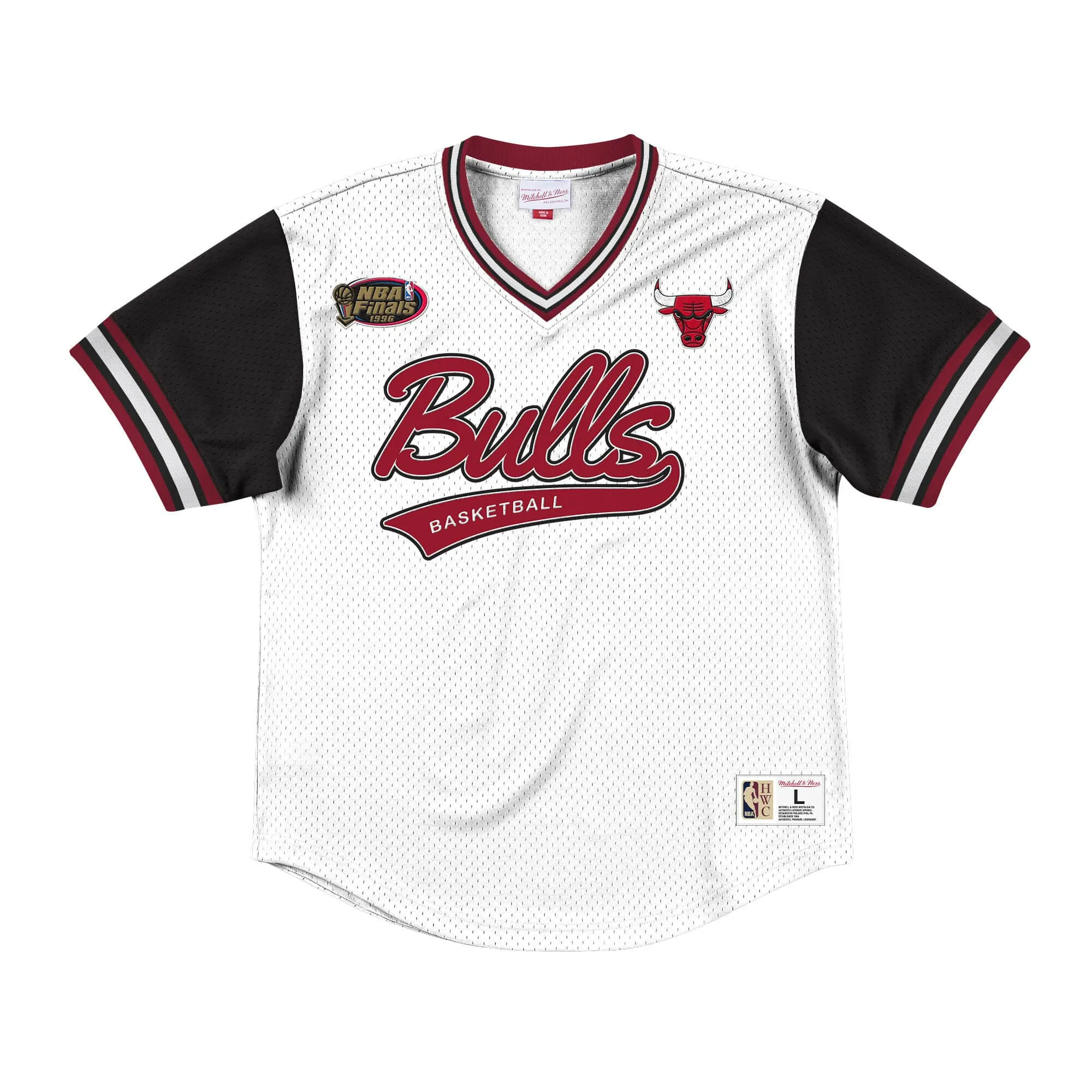 Mitchell & Ness Top Prospect Mesh V-Neck Chicago Bulls Jersey