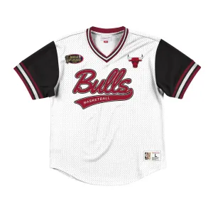 Mitchell & Ness Top Prospect Mesh V-Neck Chicago Bulls Jersey